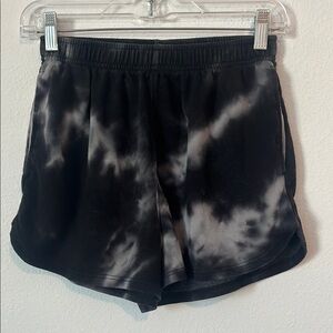 WILD FABLE Black and Gray Tie Dye Lounge Shorts